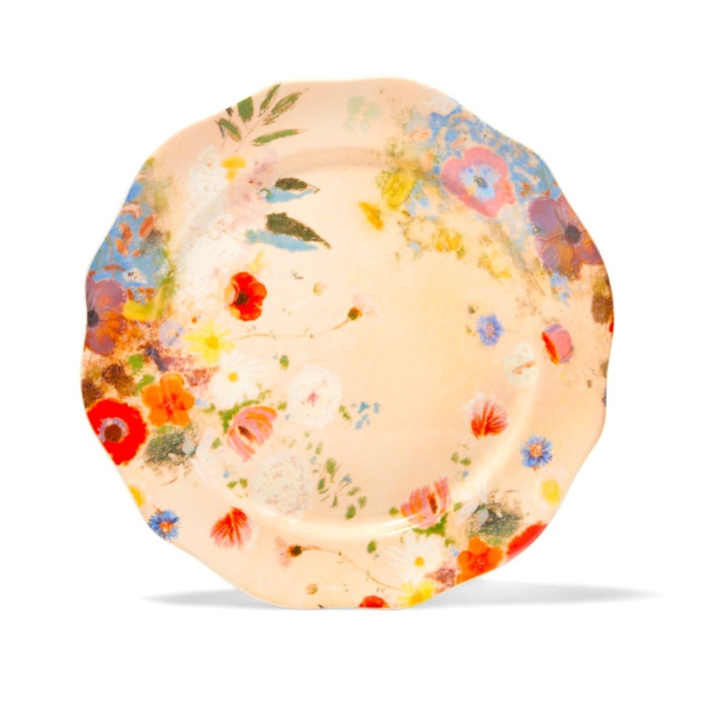 REDON Bouquet of Flowers Salad Plate from Metropolitan Museum of Art